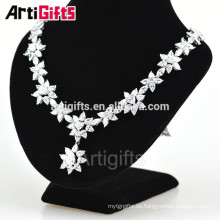 Artigifts Fashional Wedding Necklace Designs Collar de circón colgante de gota de agua chispeante 2016